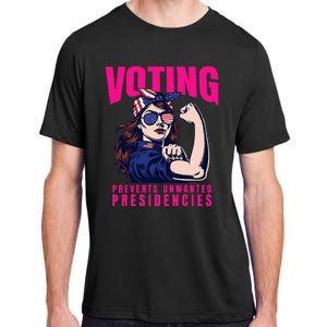 Voting Prevents Unwanted Presidencies Adult ChromaSoft Performance T-Shirt