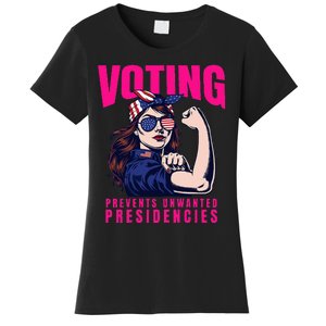 Voting Prevents Unwanted Presidencies Women's T-Shirt