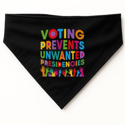 Voting Prevents Unwanted Presidencies Gift USA-Made Doggie Bandana