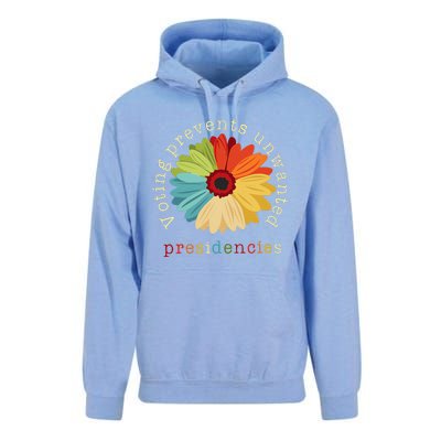 Voting Prevents Unwanted Presidencies Gift Unisex Surf Hoodie