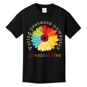 Voting Prevents Unwanted Presidencies Kids T-Shirt