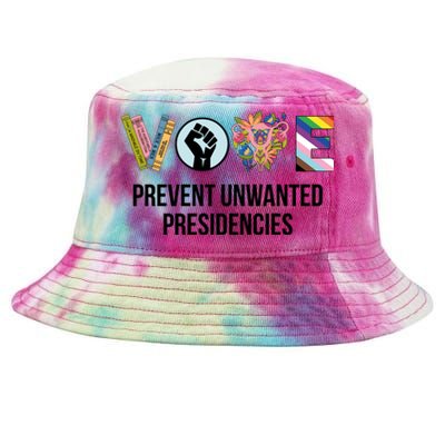 Vote Prevent Unwanted Presidencies Tie-Dyed Bucket Hat