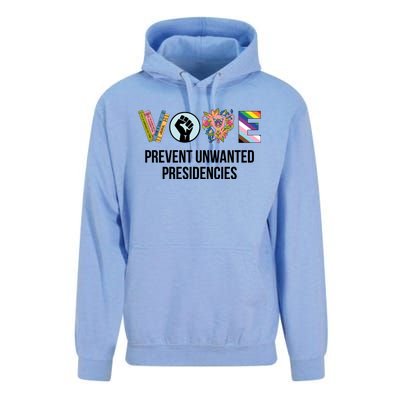 Vote Prevent Unwanted Presidencies Unisex Surf Hoodie