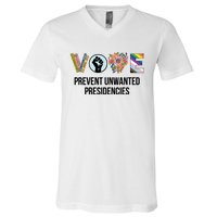 Vote Prevent Unwanted Presidencies V-Neck T-Shirt