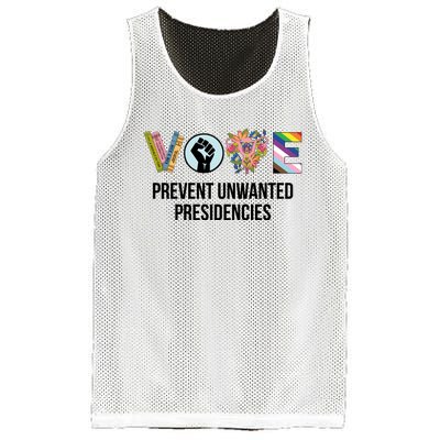 Vote Prevent Unwanted Presidencies Mesh Reversible Basketball Jersey Tank