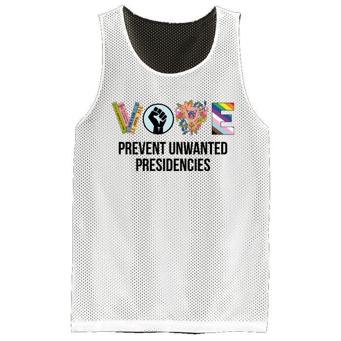 Vote Prevent Unwanted Presidencies Mesh Reversible Basketball Jersey Tank