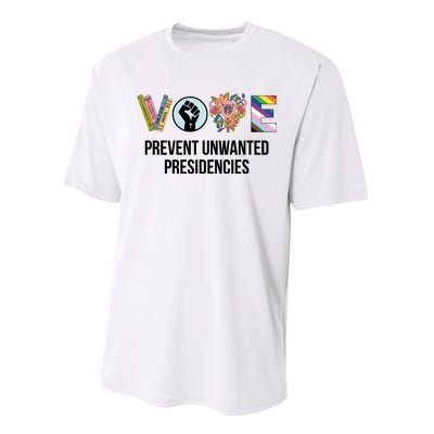 Vote Prevent Unwanted Presidencies Performance Sprint T-Shirt