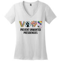 Vote Prevent Unwanted Presidencies Women's V-Neck T-Shirt