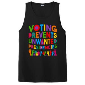 Voting Prevents Unwanted Presidencies Funny Saying Quote PosiCharge Competitor Tank