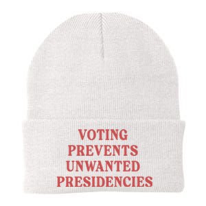 Voting Prevents Unwanted Presidencies Knit Cap Winter Beanie