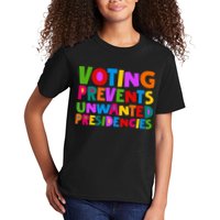 Voting Prevents Unwanted Presidencies Kids T-Shirt