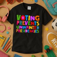 Voting Prevents Unwanted Presidencies Kids T-Shirt