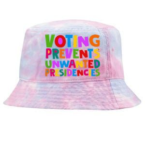 Voting Prevents Unwanted Presidencies Tie-Dyed Bucket Hat