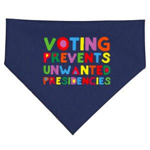 Voting Prevents Unwanted Presidencies USA-Made Doggie Bandana