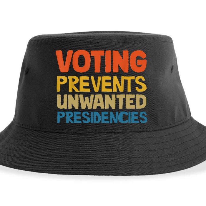 Voting Prevents Unwanted Presidencies Sustainable Bucket Hat