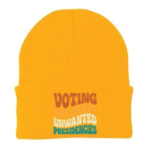 Voting Prevents Unwanted Presidencies Knit Cap Winter Beanie