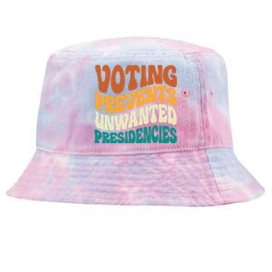 Voting Prevents Unwanted Presidencies Tie-Dyed Bucket Hat