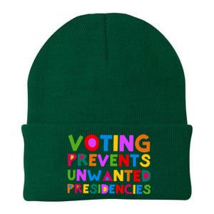 Voting Prevents Unwanted Presidencies Knit Cap Winter Beanie