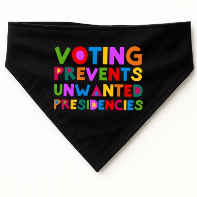 Voting Prevents Unwanted Presidencies USA-Made Doggie Bandana