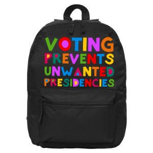 Voting Prevents Unwanted Presidencies 16 in Basic Backpack