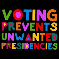 Voting Prevents Unwanted Presidencies Cropped Pullover Crew
