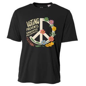 Voting Prevents Unwanted Presidencies Gift Election Day 2024 Cooling Performance Crew T-Shirt