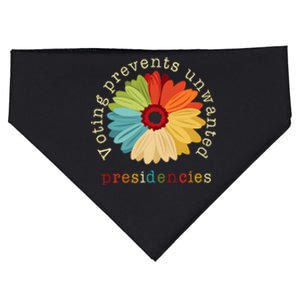 Voting Prevents Unwanted Presidencies USA-Made Doggie Bandana