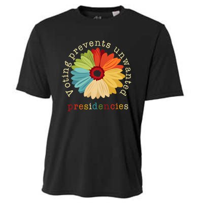 Voting Prevents Unwanted Presidencies Cooling Performance Crew T-Shirt