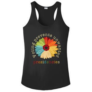 Voting Prevents Unwanted Presidencies Ladies PosiCharge Competitor Racerback Tank