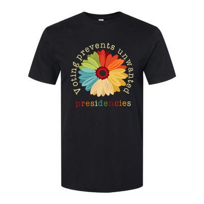 Voting Prevents Unwanted Presidencies Softstyle CVC T-Shirt