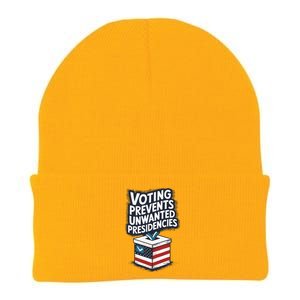 Voting Prevents Unwanted Presidencies Knit Cap Winter Beanie