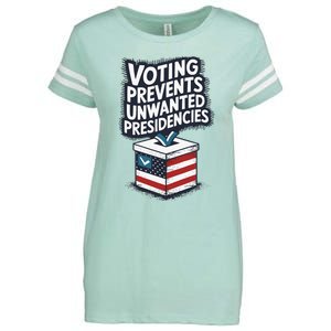 Voting Prevents Unwanted Presidencies Enza Ladies Jersey Football T-Shirt