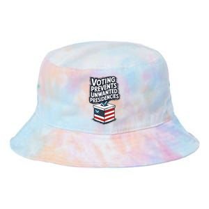 Voting Prevents Unwanted Presidencies Tie Dye Newport Bucket Hat