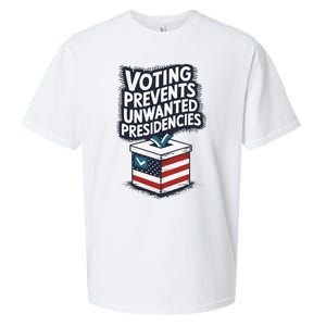 Voting Prevents Unwanted Presidencies Sueded Cloud Jersey T-Shirt