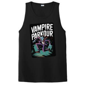 Vampire Parkour Urban Style Flow Athlete Halloween PosiCharge Competitor Tank