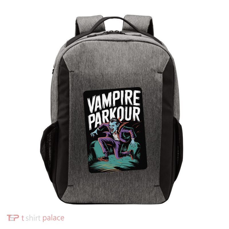 Vampire Parkour Urban Style Flow Athlete Halloween Vector Backpack