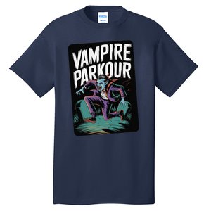 Vampire Parkour Urban Style Flow Athlete Halloween Tall T-Shirt