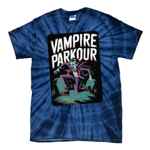 Vampire Parkour Urban Style Flow Athlete Halloween Tie-Dye T-Shirt