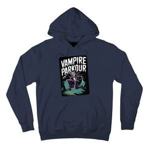 Vampire Parkour Urban Style Flow Athlete Halloween Tall Hoodie