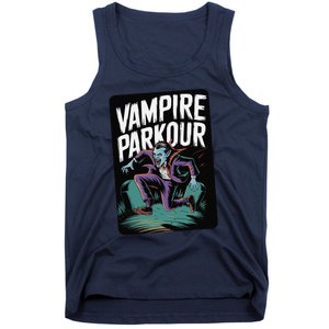 Vampire Parkour Urban Style Flow Athlete Halloween Tank Top