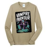 Vampire Parkour Urban Style Flow Athlete Halloween Tall Long Sleeve T-Shirt