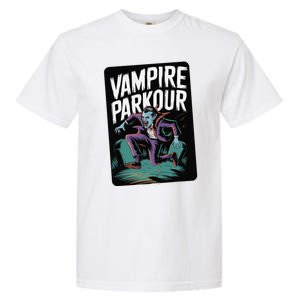 Vampire Parkour Urban Style Flow Athlete Halloween Garment-Dyed Heavyweight T-Shirt