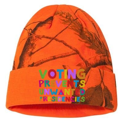 Voting Prevents Unwanted Presidencies Kati Licensed 12" Camo Beanie