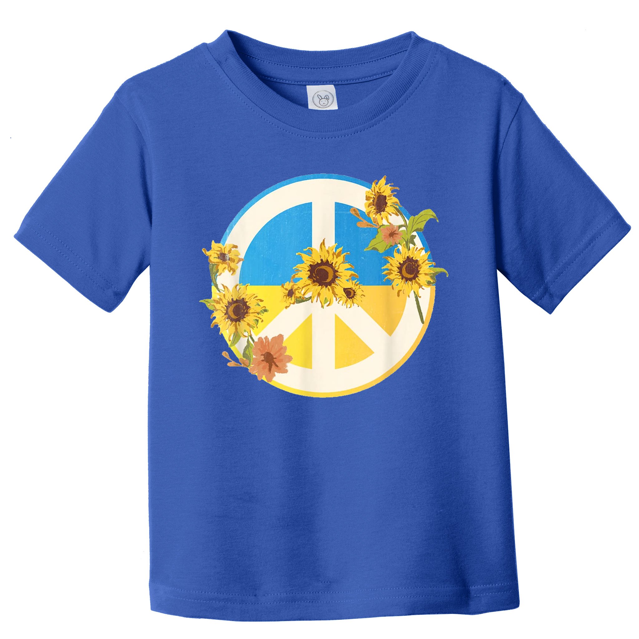 Vintage Peace Ukraine Sunflower Toddler T-Shirt