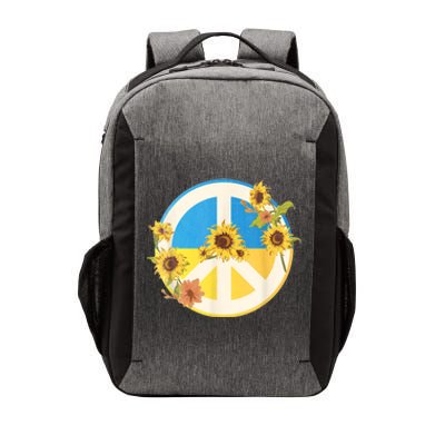 Vintage Peace Ukraine Sunflower Vector Backpack