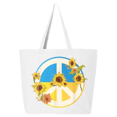 Vintage Peace Ukraine Sunflower 25L Jumbo Tote