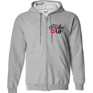 Valentine Pucker Up Full Zip Hoodie