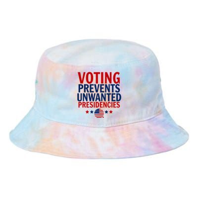 Voting Prevents Unwanted Presidencies Tie Dye Newport Bucket Hat