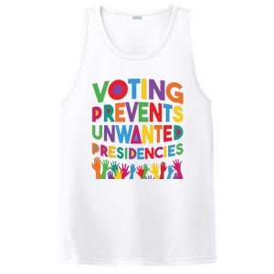 Voting Prevents Unwanted Presidencies Funny Saying Quote PosiCharge Competitor Tank