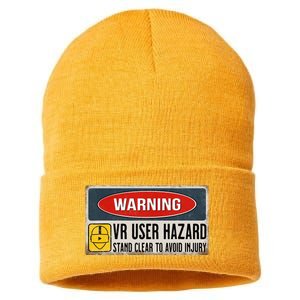 Vr Player Virtual Reality User Hazard Gamer Sustainable Knit Beanie